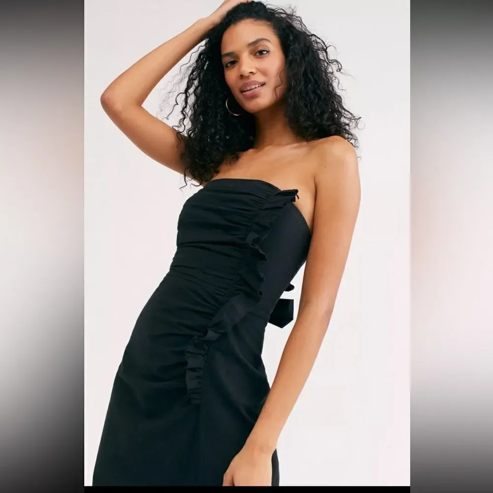 Free People A Statement Midi Dress